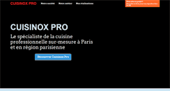 Desktop Screenshot of cuisinox-pro.com