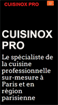 Mobile Screenshot of cuisinox-pro.com